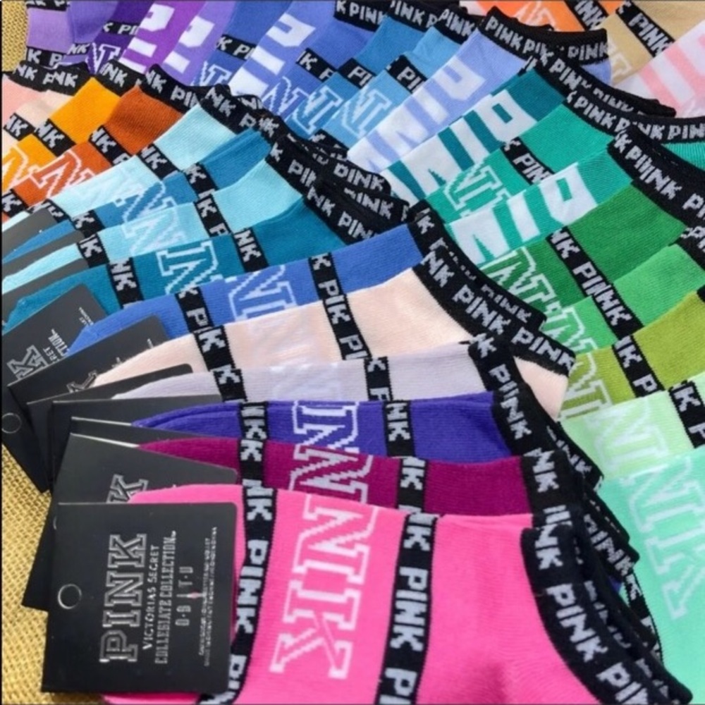 COPY - NEW Victoria secret PINK no show ankle socks